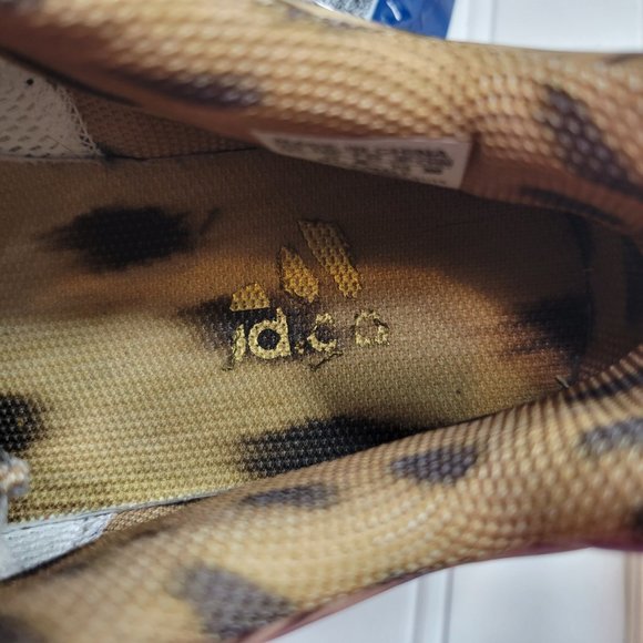 Adidas Adizero Gameday Pro Uncaged Shoes D70164 Men\'s Size 13.5 Cheetah Gold EUC